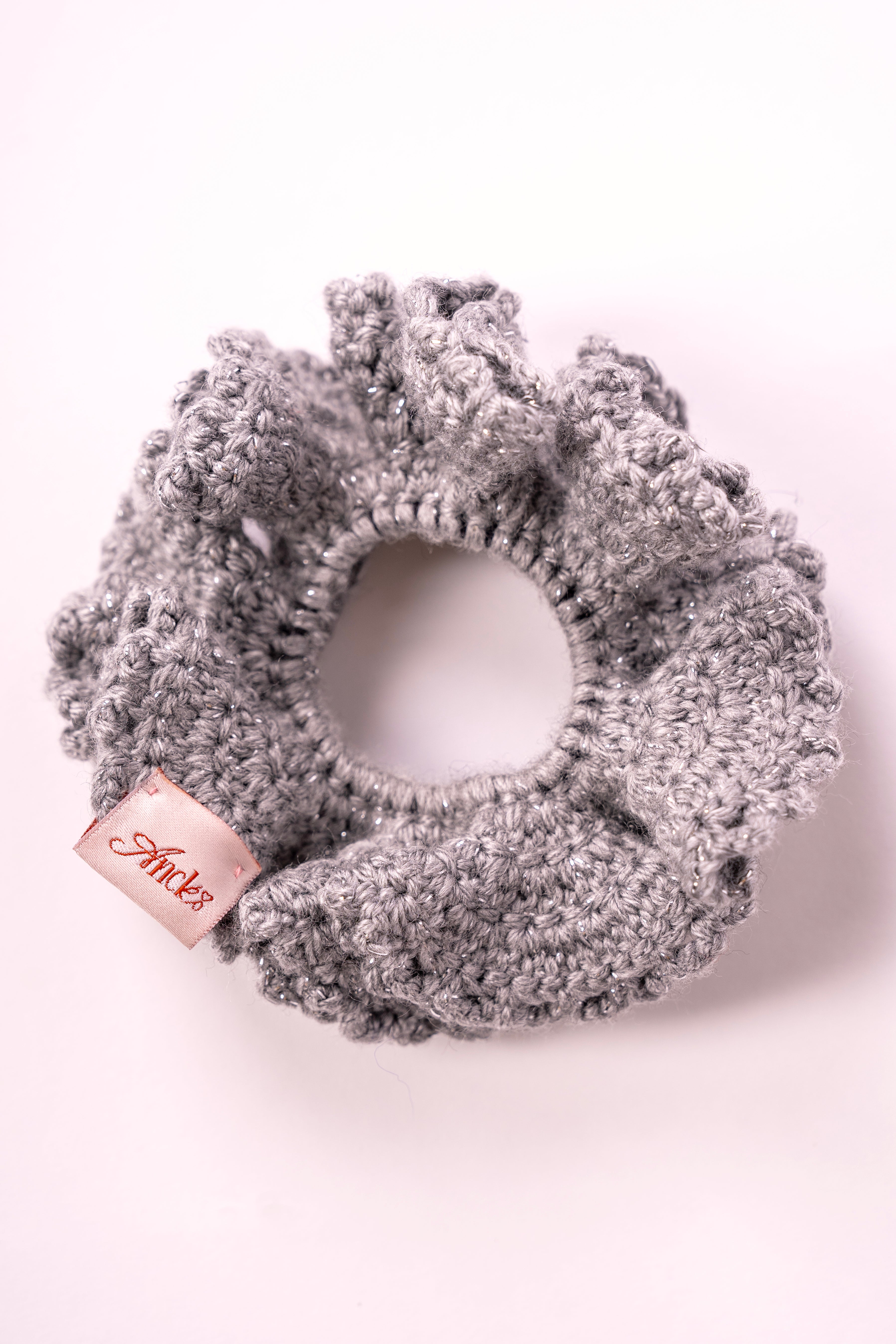 Scrunchie Sparkling Grey