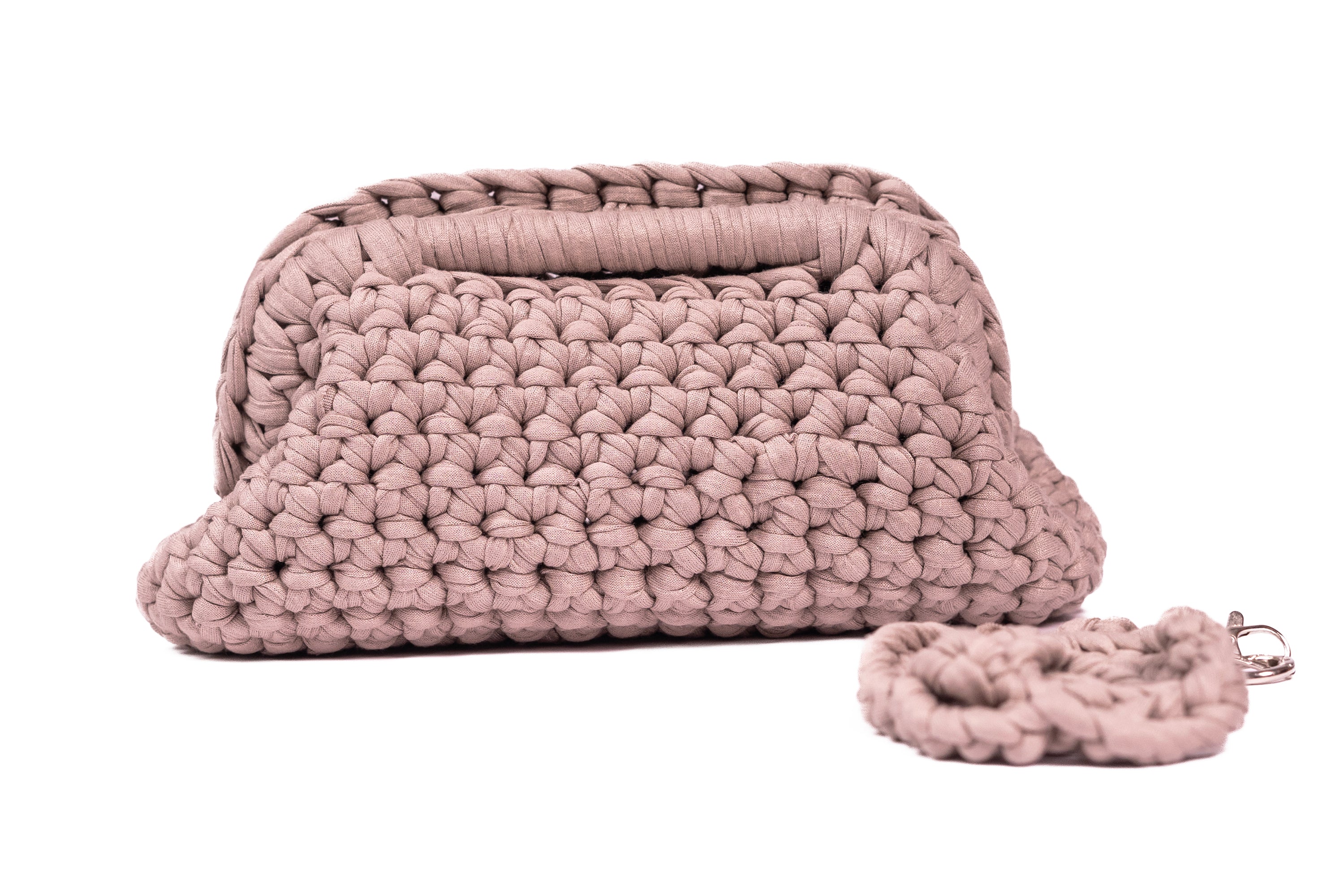 Borsa fettuccia Beige