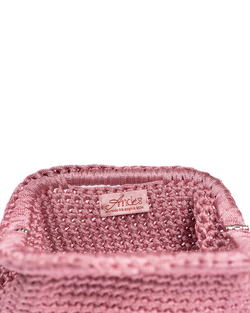 Borsa Uncinetto Rosa