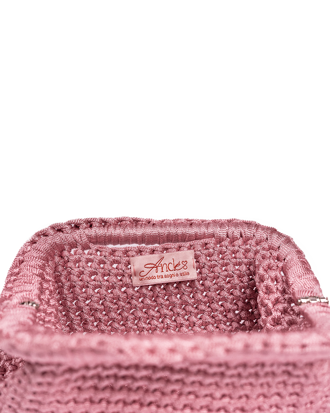 Borsa Uncinetto Rosa