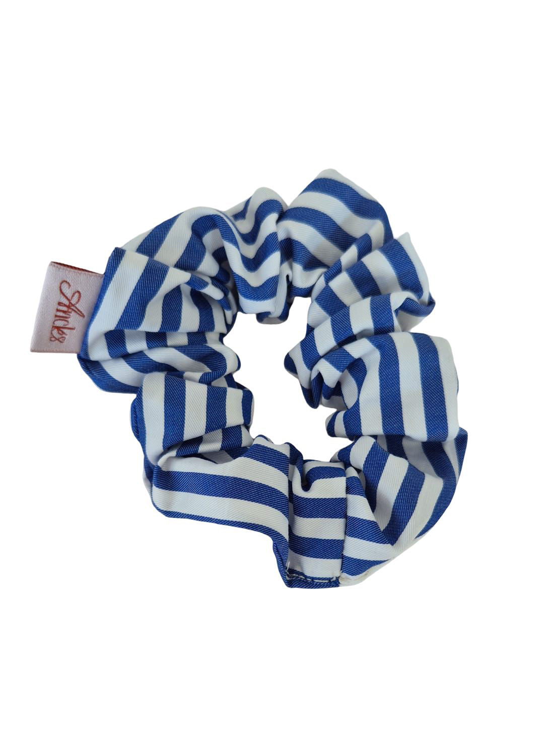 Scrunchie Blue Lines
